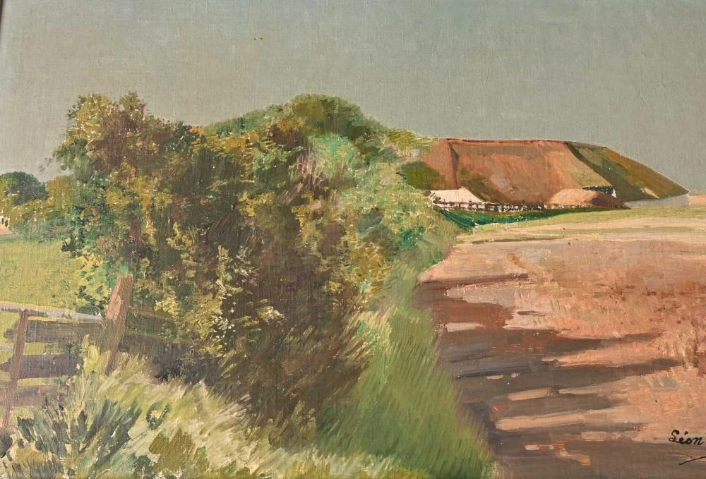 Sei paesaggi. Nafraiture - Carmelo nelle Fiandre, Heist sur Mer, Paesaggio a Nafraiture (1895), Heist, Ardenne 1